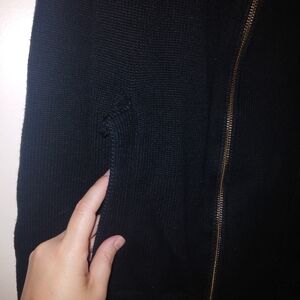 Banana Republic Black Ribbed Knit Sweater